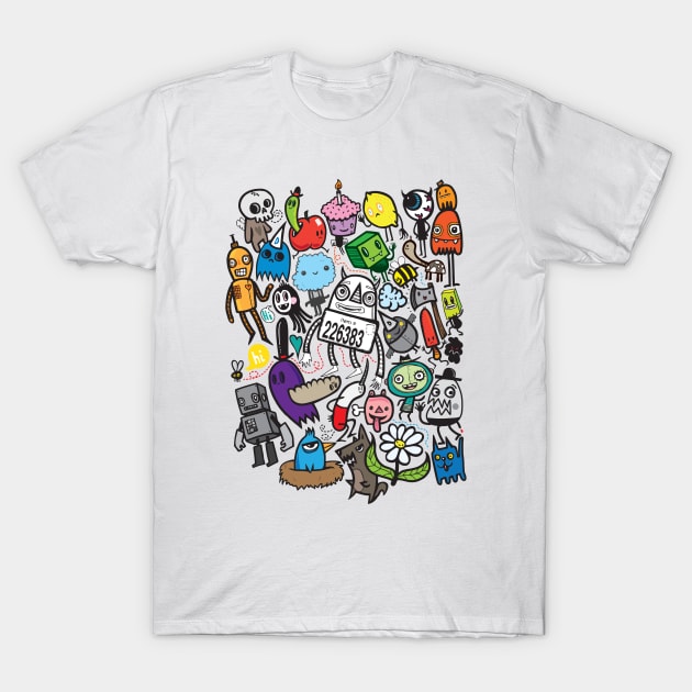 All My Friends Have Color T-Shirt by wotto